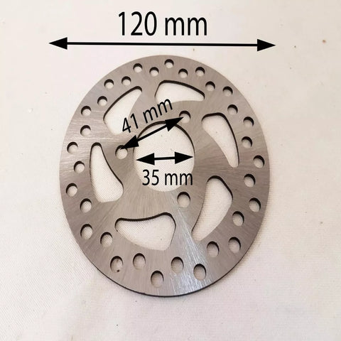 BD017 120MM FRONT REAR BRAKE DISC 120MM FOR STORM 49CC MINI QUAD BIKE