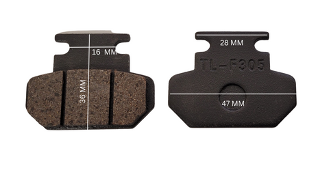 FA083 Rear Brake Pads For E-TON QUADS Viper 50 Mini RXL 50 M 2003 - 2007 - Foto 2