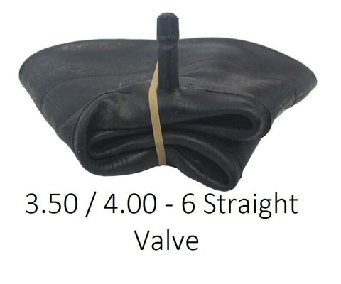 TYI31 INNER TUBE 6" STRAIGHT VALVE 3.50 / 4.00-6 QUAD BIKE TROLLY WHEEL BARROW