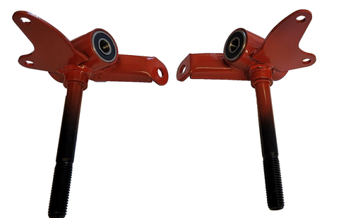 WHH24 SET OF RED STEERING STUB AXLES ORION 49CC 2 STROKE MINI QUAD BIKE ATV