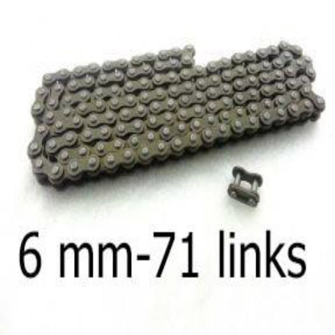 CHA29 DRIVE CHAIN FOR 47CC / 49CC MINI MOTO /MINI QUAD BIKE 6MM PITCH 71 LINK 142 PIN - Orange Imports - 1