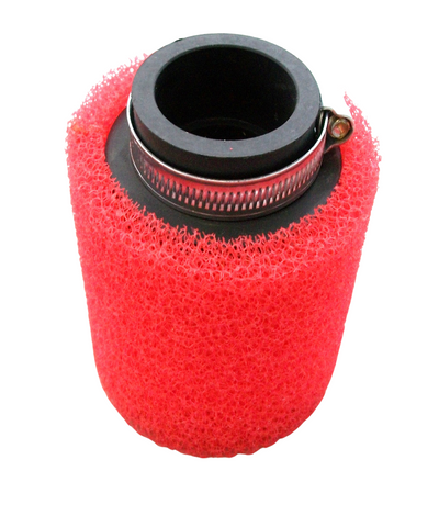 AF027 42MM RED SPONGE AIR FILTER FOR QUAD DIRT PIT BIKE ATV