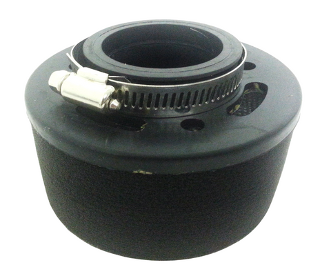 AF034 SHORT BLACK SPONGE AIR FILTER 46MM FITTING FOR QUAD ATV