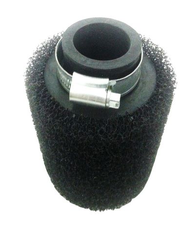 AF025 46MM BLACK STRAIGHT SPONGE AIR FILTER FOR QUAD DIRT PIT BIKE