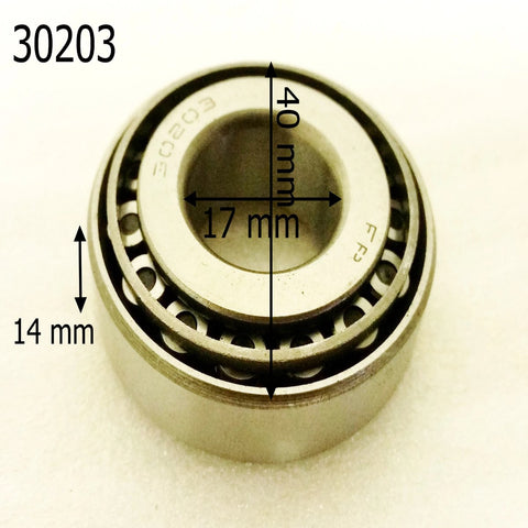 BE032 REAR SWING ARM BEARING 30203 FOR SPY 250 350 F1 ROAD LEGAL QUAD BIKE - Orange Imports - 1