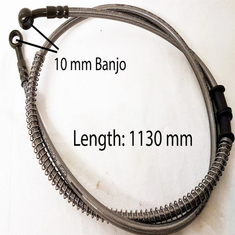 50cm Rear Brake Line Hose For Dirt Bike ATV Quad Atomik Thumpstar 10mm Banjo - Foto 2