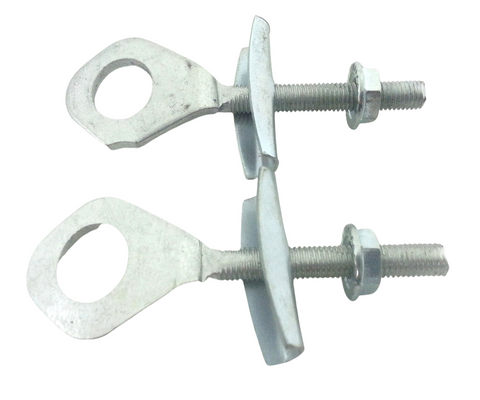 CHT08 SET OF CHAIN ADJUSTERS / TENSIONERS 13 MM FOR DIRT & PIT BIKES