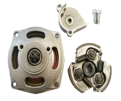 CL016SET 6 TOOTH FRONT SPROCKET , BELL HOUSING & CLUTCH 49CC MINI MOTO MINI QUAD BIKE