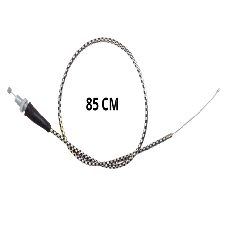 CTH17 STRAIGHT THROTTLE CABLE 85CM FOR CNC DIRT / PIT BIKE BLACK / SILVER