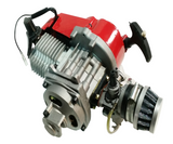 ENG22 ENGINE & CARB AIR FILTER HEAD RED PULL START FOR 49CC MINI MOTO / MINI QUAD BIKE