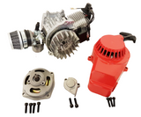 ENG22 ENGINE & CARB AIR FILTER HEAD RED PULL START FOR 49CC MINI MOTO / MINI QUAD BIKE