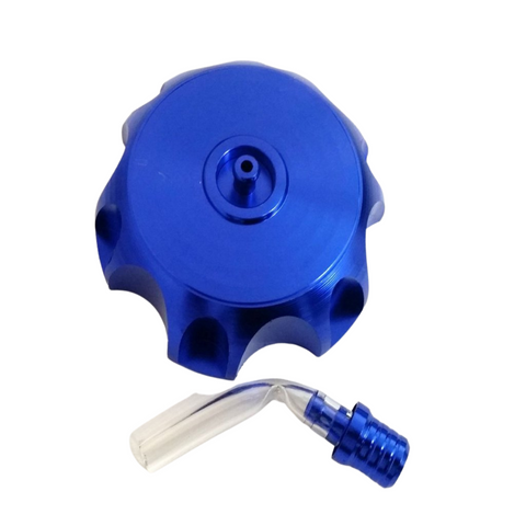 FC007 ANODISED FUEL PETROL CAP FOR DIRT / PIT BIKE / XSPORT BLUE