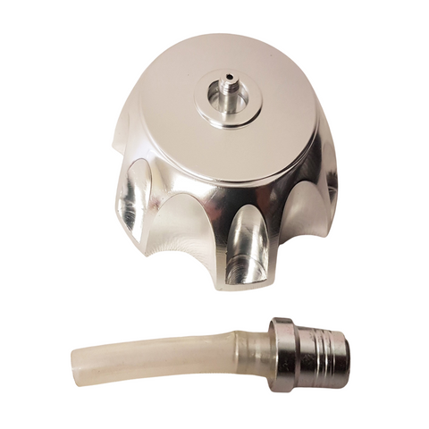 FC008 ANODISED FUEL PETROL CAP FOR DIRT / PIT BIKE / XSPORT SILVER