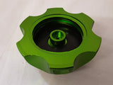 FC009 ANODISED FUEL PETROL CAP AND BREATHER PIPE FOR DIRT BIKE /PIT BIKE / XSPORT METALIC GREEN - Orange Imports - 3