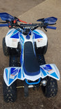 FQB27 PLASTICS FAIRING BLUE/WHITE FOR UPBEAT 110CC OFF ROAD QUAD BIKE ATV