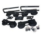 LXB1 RASSINE DOUBLE SUCTION CUP BIKE RACK, ROOF RACK WITH SPARE WHEEL HOLDER