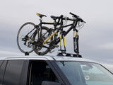LXB6 RASSINE TWIN BICYCLE SUCTION ROOF RACK TOP HOLDER FITS ANY SIZE AXLE