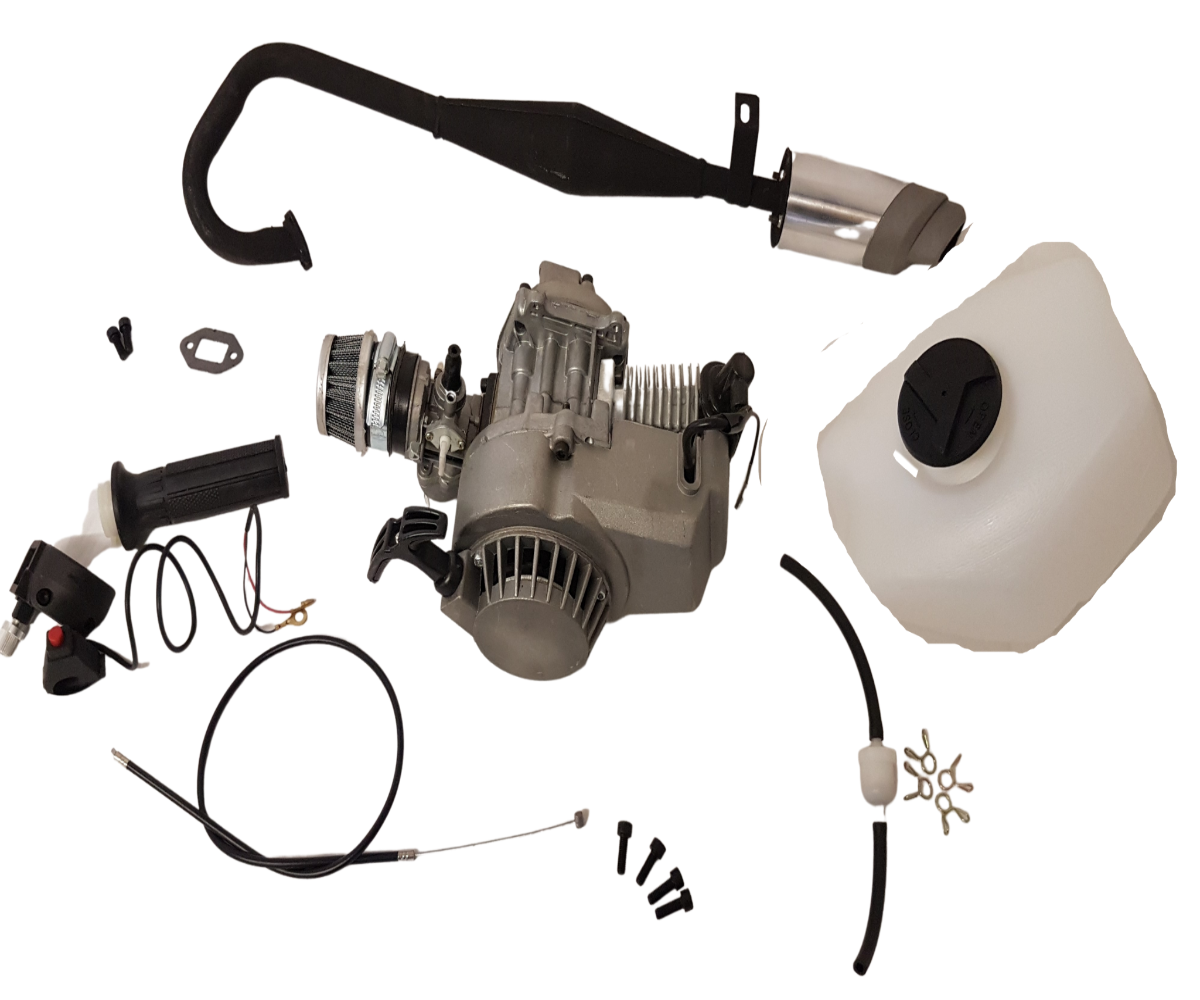 FUEL TANK 2-STROKE, 2 Stroke 47cc 49cc Chinese Mini Moto Quad 4 Wheeler Dirt Bike Mini Moto Kids Atv