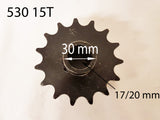 SPF33 FRONT SPROCKET FOR GY6 150CC 200CC I-GO QUAD BIKE 530-15T - Orange Imports - 1