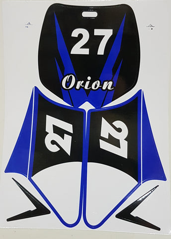 ST069 BLUE STICKER DECAL KIT FOR STORM 49CC MINI DIRT BIKE 27 – Orange ...