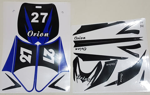ST069 BLUE STICKER DECAL KIT FOR STORM 49CC MINI DIRT BIKE 27 – Orange ...