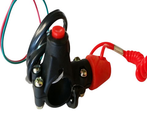 SWK08 RIDER ATTACHED LANYARD SAFETY PULL CORD KILL SWITCH FOR MINI MOTO / DIRT BIKE / QUAD