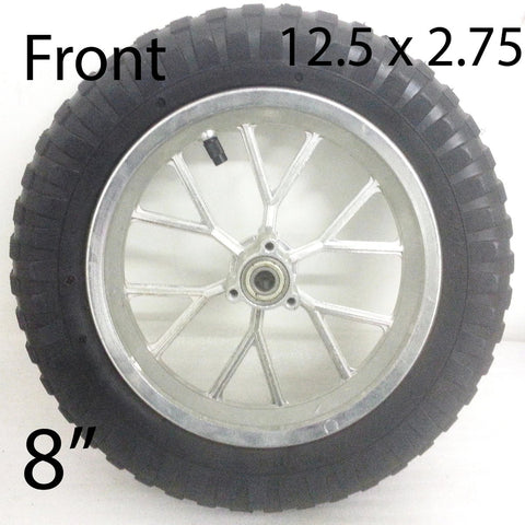 WMD01A COMPLETE FRONT RIM & TYRE FOR 49CC MINI DIRT BIKE - Orange Imports - 1