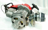 ENG22 ENGINE & CARB AIR FILTER HEAD RED PULL START FOR 49CC MINI MOTO / MINI QUAD BIKE - Orange Imports - 4