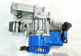 ENG31 COMPLETE ENGINE WITH TRANSFER BOX, BLUE PULL START FOR 49CC MINI DIRT BIKE - Orange Imports - 2