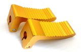 FP008 NON-SLIP FOOT REST PEGS GOLD FOR 47CC 49CC MINI MOTO - Orange Imports - 4