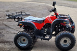 JLA13  RED 4 STROKE,  150CC, GY6 OFF ROAD QUAD BIKE , FORWARD / REVERSE,  WITH TOW BAR,