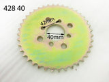 SPR19 SPROCKET FOR 428 CHAIN 40 TOOTH DIRT / PIT / QUAD BIKE / MOTOCYCLE - Orange Imports - 1